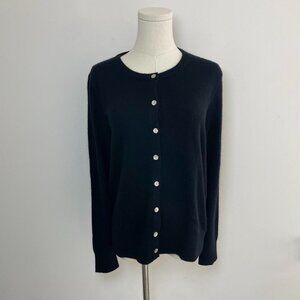 Quince 100 Mongolian Cashmere Cardigan in Black | Women’s Size Medium